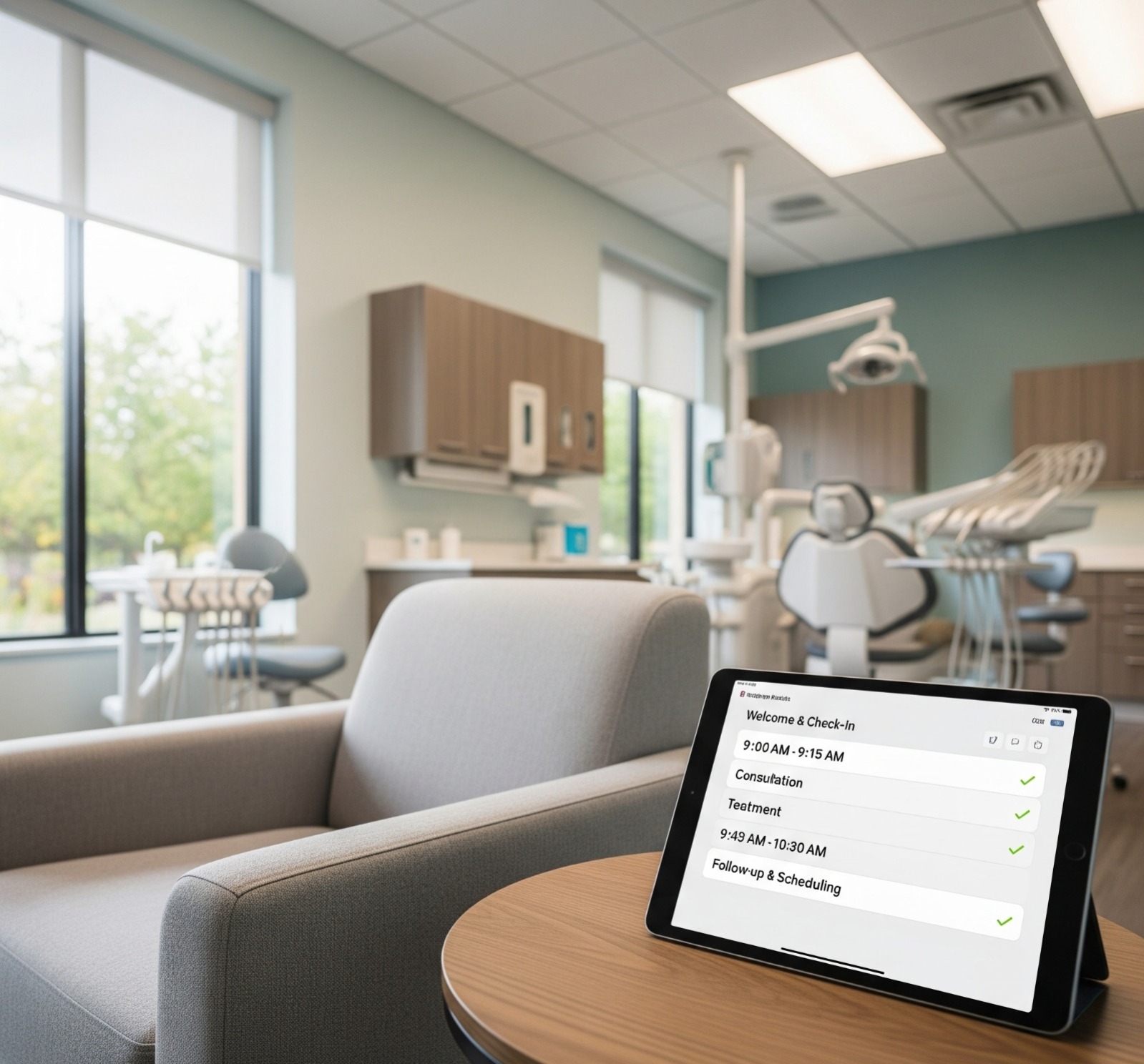Modern clinical environment with comfort-first approach