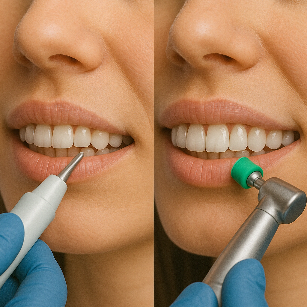 Professional cleaning and polishing