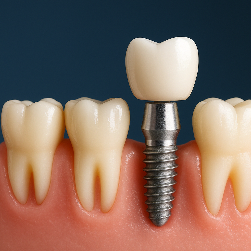 Dental implants for tooth replacement